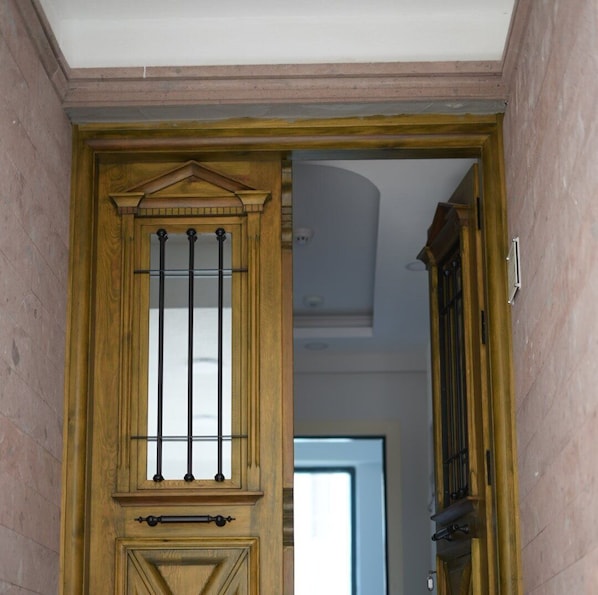 Interior entrance