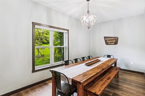 Dining - Valley To Valley*: 6  BR, 5  BA House in Canaan Valley, Sleeps 12 (Canaan Valley)