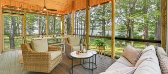 Waterfront Deck! Chic Lower Scott Lake Cottage