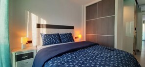 2 bedrooms, iron/ironing board, free WiFi, bed sheets