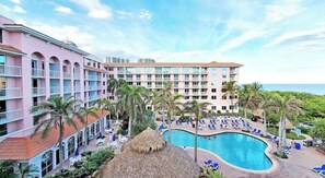 Outdoor pool - Charming resort in cool Palm Beach Shores with fitness room, AC (Palm Beach Shores)