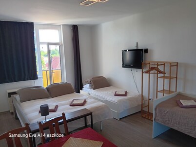 Family-friendly apartment in Tiszafüred on Lake Tisza in Hungary