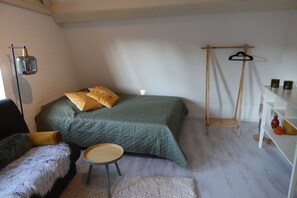 2 室のベッドルーム、WiFi、ベッドシーツ