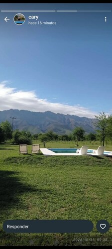 Spacious cabins with mountain view, 5 min from Nono.