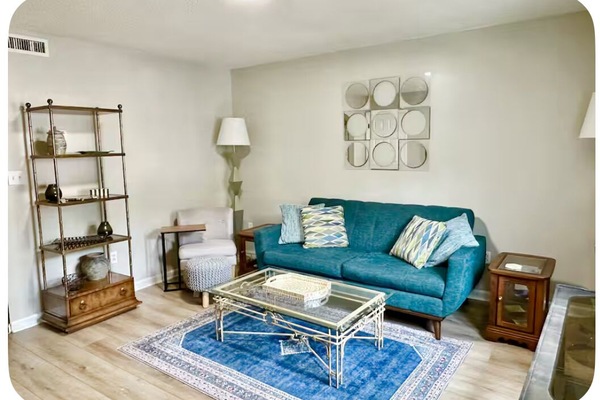Living room with Smart TV