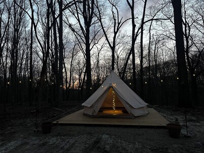 Bell Tent Under the Stars