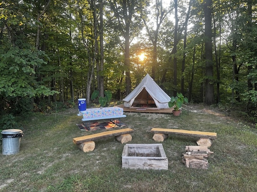 Bell Tent Under the Stars