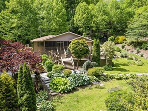 Exterior - Casa Sarita | Hot Tub • Firepit • Waterfall (Maggie Valley)