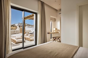 Villa Aethera Milos | In-room safe, soundproofing, iron/ironing board, travel crib