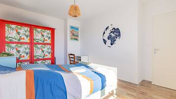 3 makuuhuonetta, silitysrauta/-lauta, Wi-Fi