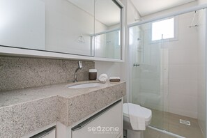 Bathroom - Apto C/churraq a 400m da Praia nos Ingleses Mdr102 (Florianópolis)