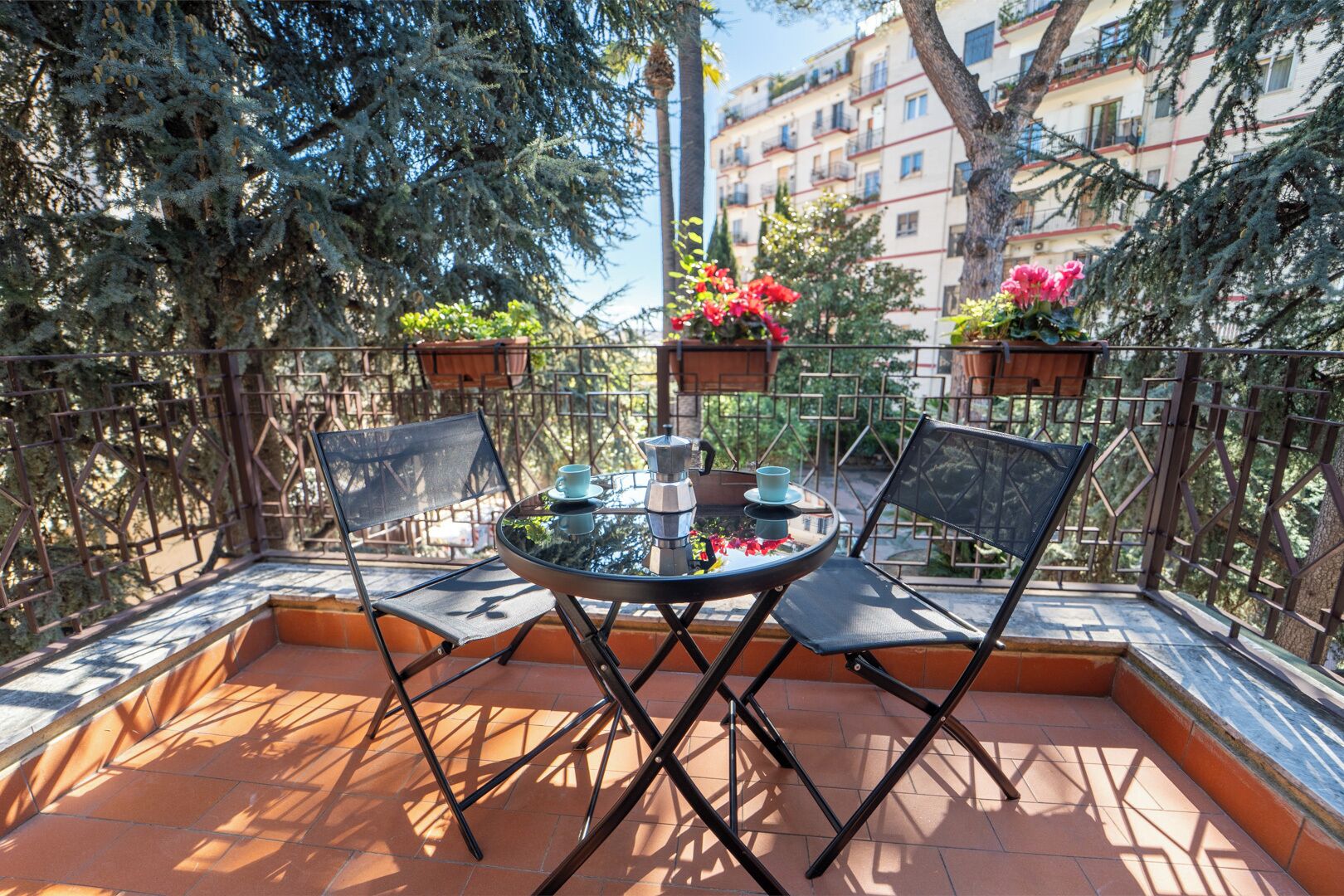 Habitación familiar, vista al jardín | Vista desde la habitación