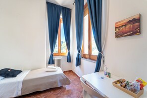 Single Room, City View | Desk, laptop workspace, blackout curtains, iron/ironing board