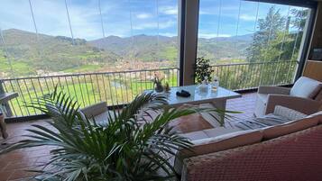 Chambre, 1 chambre, accessible aux personnes à mobilité réduite, terrasse | Balcon