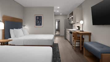 Estudio, 2 camas de matrimonio (Kitchen) | Ropa de cama de alta calidad, edredones de plumas, caja fuerte