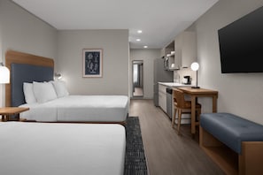 Premium bedding, down comforters, in-room safe, blackout drapes - Homewood Suites By Hilton Portsmouth Downtown (Portsmouth)