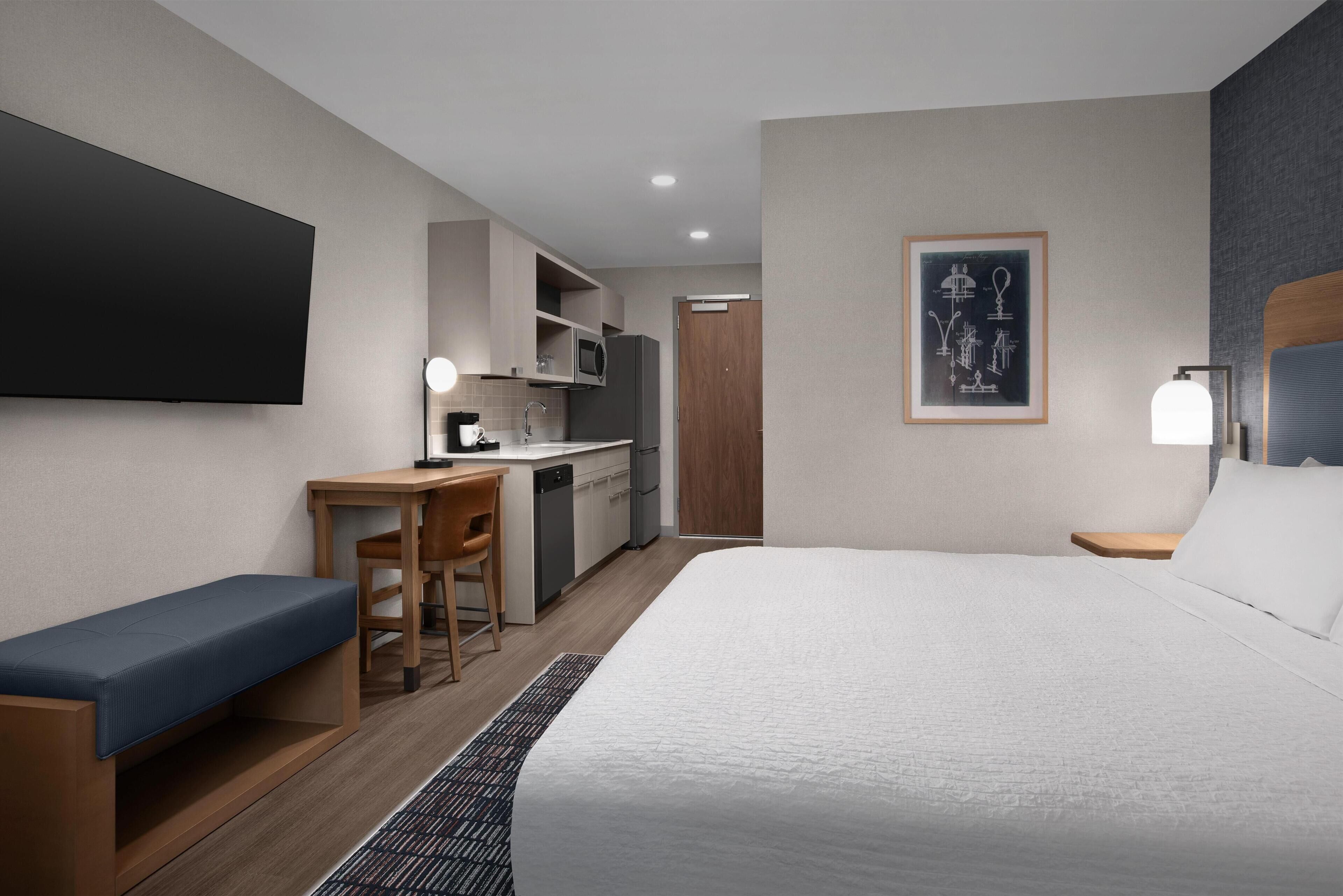 Estudio, 1 cama King size y sofá cama (Kitchen) | Ropa de cama de alta calidad y edredón 