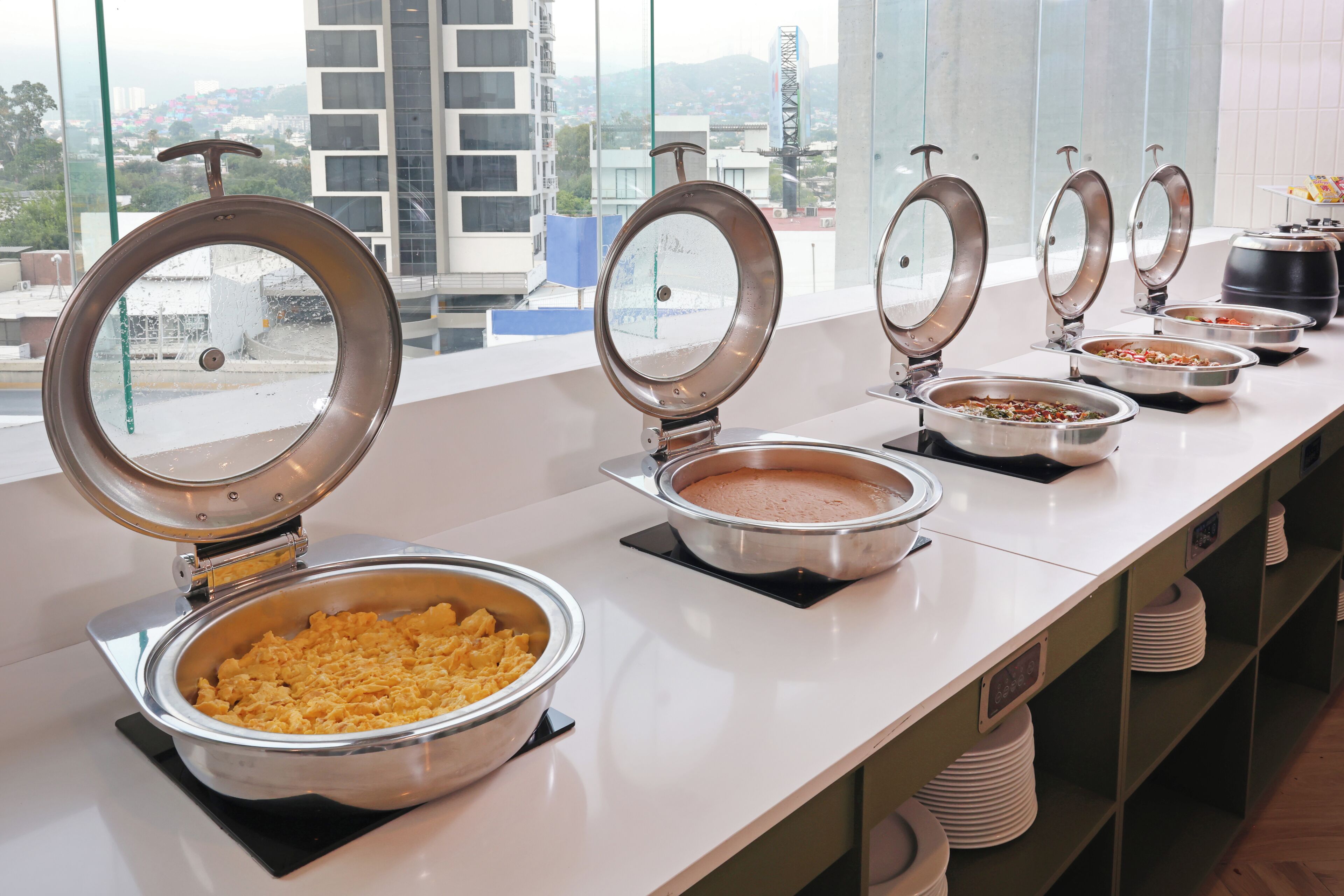 Free daily buffet breakfast
