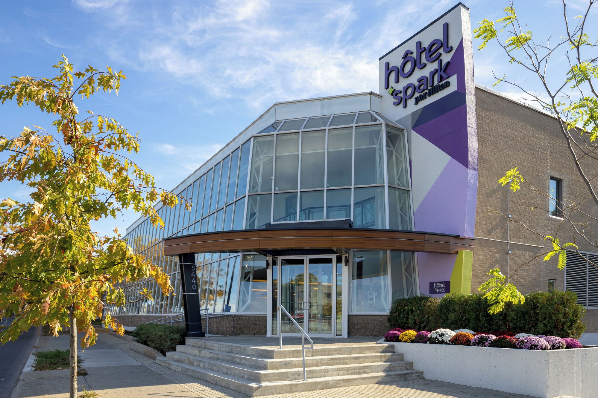 Façade de l’hébergement