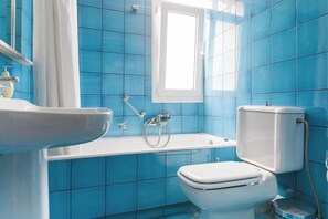 Leilighet, 1 soverom, balkong | Bad