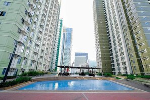 Condo, 1 Bedroom, Accessible, Patio | Pool | Outdoor pool - Avida Riala at Cebu IT Park Spacious 1 Bedroom With Fast Wifi Smart TV For 6 (Cebu City)