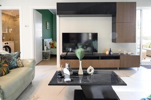 Apartamento, 3 quartos, para fumantes, sacada | Sala de estar
