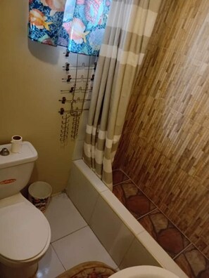 Towels, soap, toilet paper
