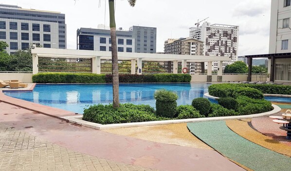 Apartment, 1 Bedroom, Accessible, Patio | Pool | Outdoor pool