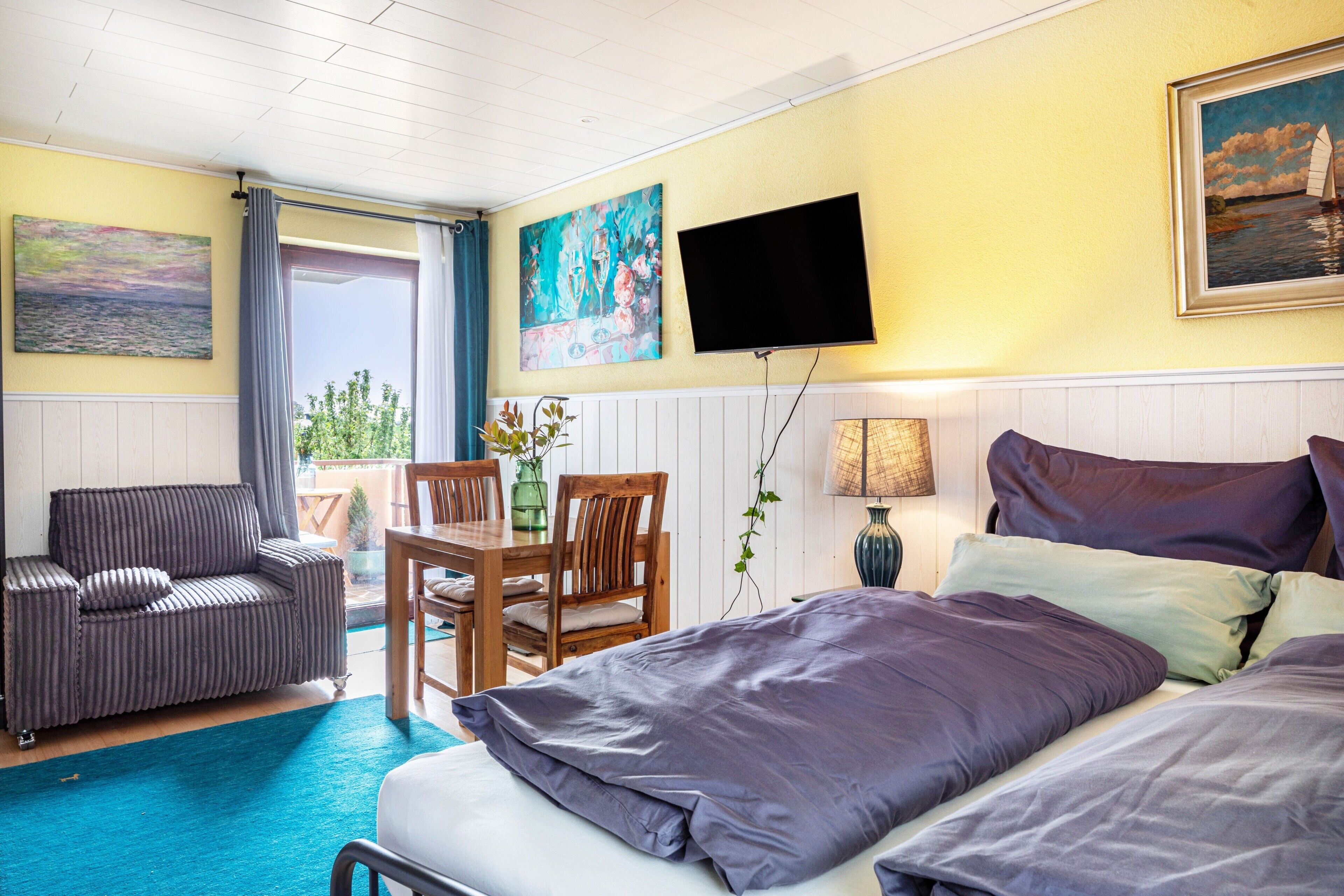 1 makuuhuone, silitysrauta/-lauta, Wi-Fi, vuodevaatteet