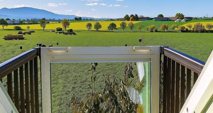 Apartment „Green“ mit privater Terrasse, Gemeinschaftsgarten und WLAN