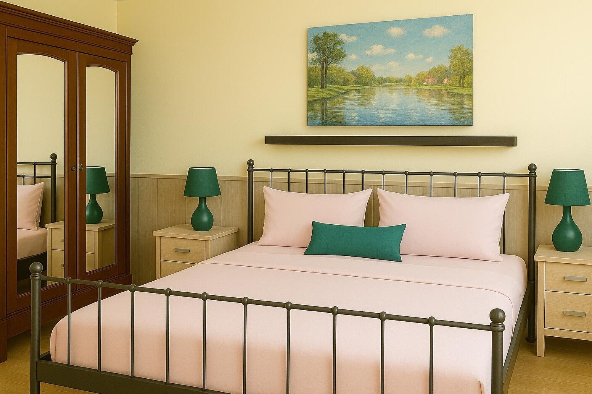 1 bedroom, desk, iron/ironing board, WiFi