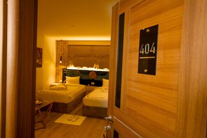 Standard Twin Room, Garden View | In-room safe, blackout drapes, soundproofing, iron/ironing board - Sultan Pyramids View INN (Giza)