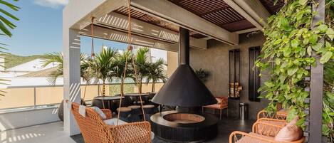 Eenvoudig appartement | Terras