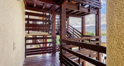 Appartement 'Cocon Pour Deux À La Montagne' avec Vue sur la Montagne, Balcon et Wi-Fi