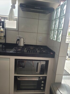 Microwave, oven, stovetop