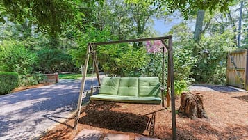 Family House, Private Bathroom, Pool View | Terrace/patio