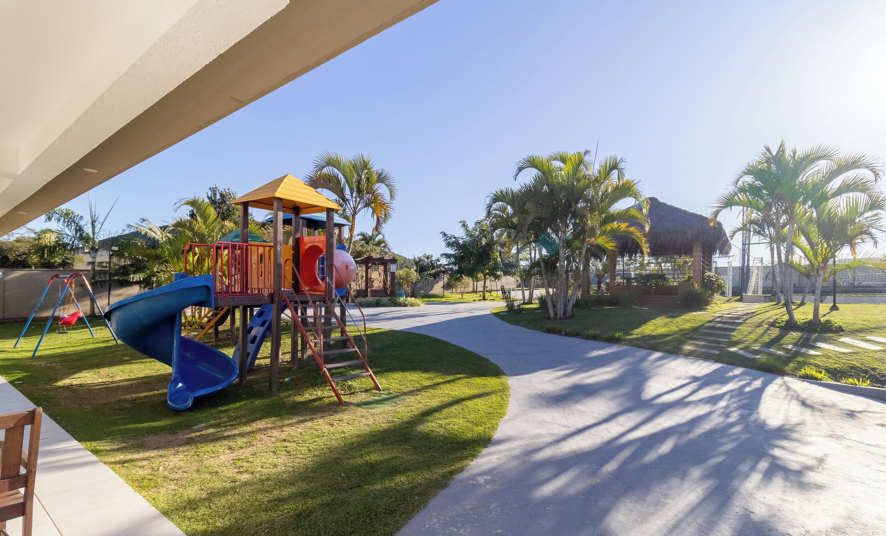 Área de juegos infantiles al aire libre