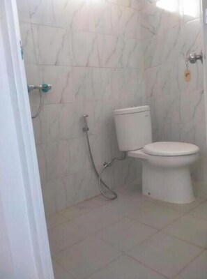 Towels, soap, toilet paper