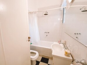 Hair dryer, towels
