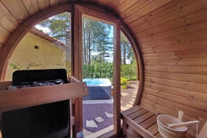 Sauna, bañera de hidromasaje