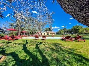 Seasonal outdoor pool