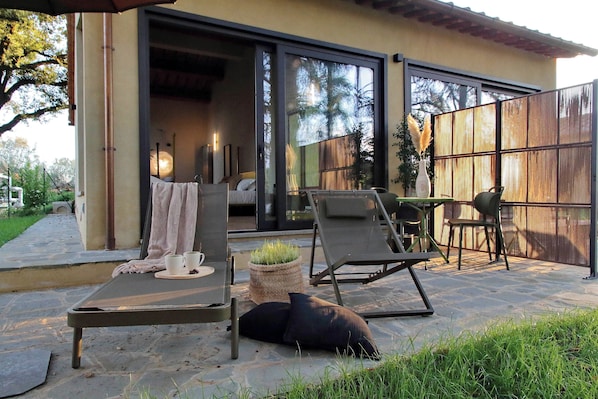 Habitació doble Deluxe | Terrassa o pati