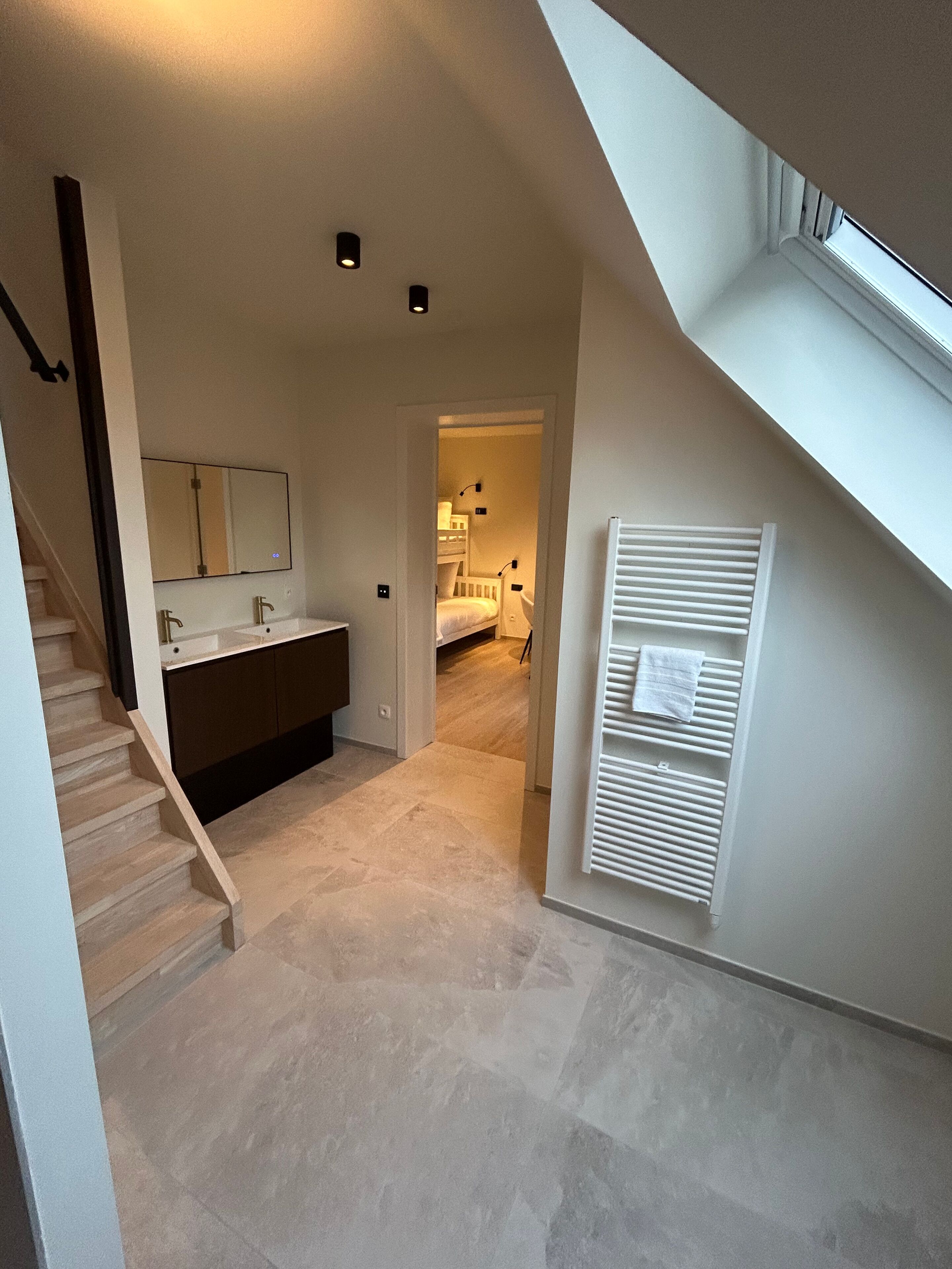 Family Room, 2 Bedrooms, Balcony | Bathroom | Shower, rainfall showerhead, hair dryer, heated floors