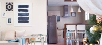 A quiet little cocoon with a fireplace