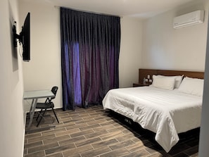 Blackout drapes, iron/ironing board, free WiFi