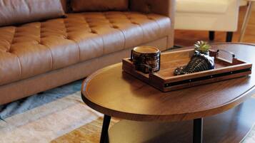 Smart TV, foosball, table tennis, books