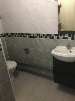 Towels, soap, toilet paper