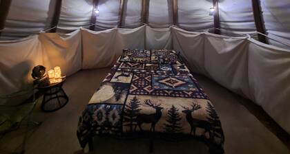 The Crow Tipi at Cedar Ridge Ranch & Trails