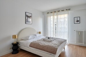 1 bedroom, iron/ironing board, travel crib, WiFi