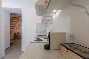Apartamento clássico, cozinha, no pátio | Cozinha privada